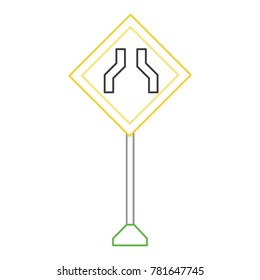 warning road signs design