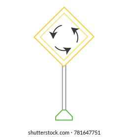 warning road signs design