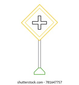 warning road signs design
