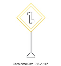 warning road signs design