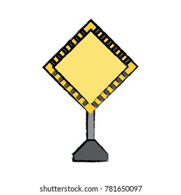 warning road signs design