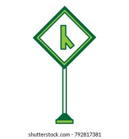 warning road signs design