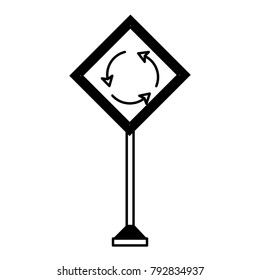 warning road signs design