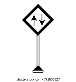 warning road signs design