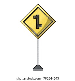 warning road signs design