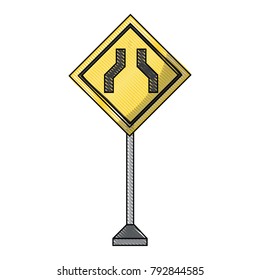 warning road signs design