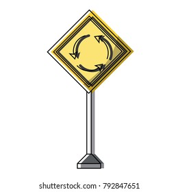 warning road signs design