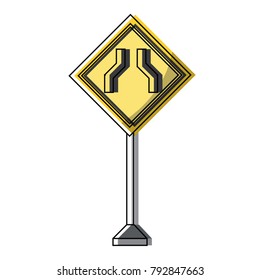 warning road signs design