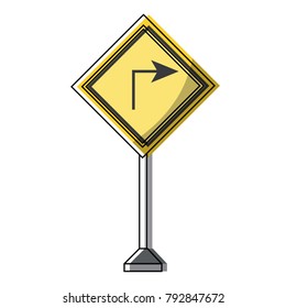 warning road signs design