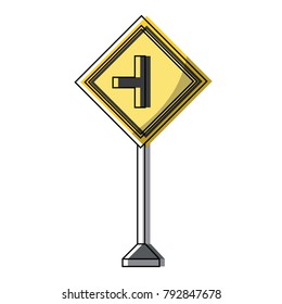 warning road signs design