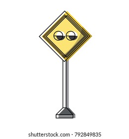 warning road signs design