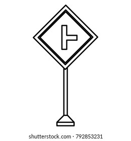 warning road signs design