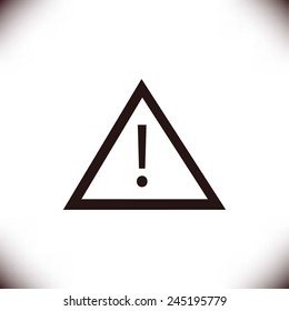 warning roadsign icon
