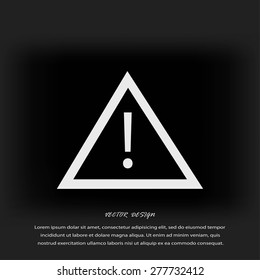 warning roadsign icon