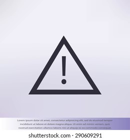 warning roadsign icon