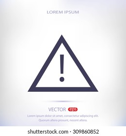 warning roadsign icon