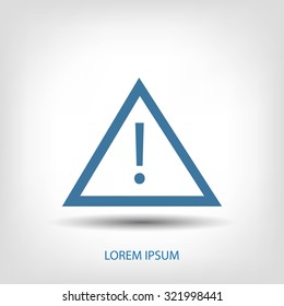 warning roadsign icon