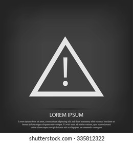 warning roadsign icon