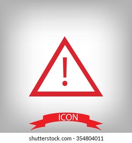 warning roadsign icon