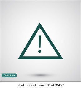 warning roadsign icon