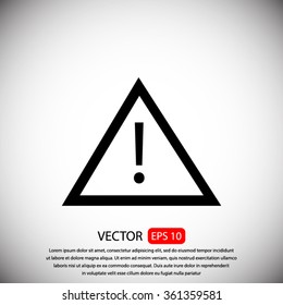 warning roadsign icon