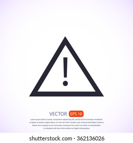 warning roadsign icon