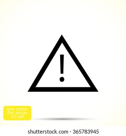 warning roadsign icon