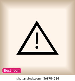 warning roadsign icon
