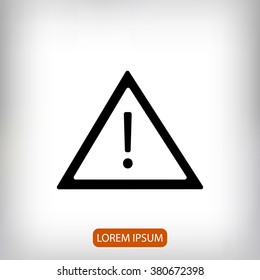 warning roadsign icon