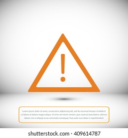 warning roadsign icon