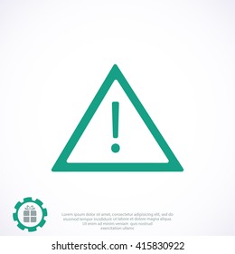 warning roadsign icon
