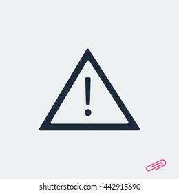 warning roadsign icon