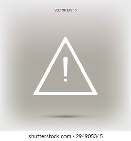 warning roadsign vector icon