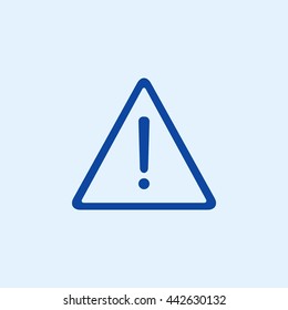 warning roadsign vector icon