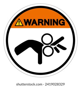 Warning Roller Symbol Sign, Vector Illustration, Isolate On White Background Label .EPS10