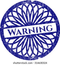 Warning rubber grunge seal