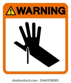Warning Sharp Point Symbol Sign, Vector Illustration, Isolate On White Background Label .EPS10