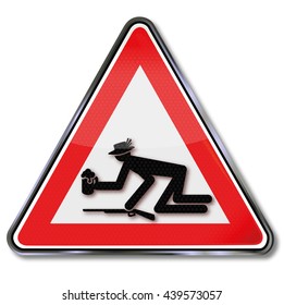 Warning a shooting match and alcohol