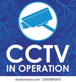 warning sign 24 hour CCTV in operation SIGNAGE
