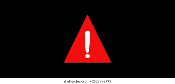 Warning Sign Alert Danger Caution Symbol. Vector Illustration.