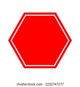Warning sign, alert icon. Danger warning attention sign. Vector illustration isolated on white background.