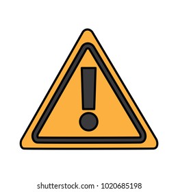 warning sign alert system technology symbol
