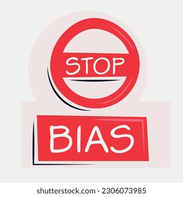 Signo de advertencia (Bias), ilustración vectorial.