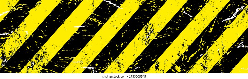 signo de advertencia con rayas negras sobre fondo amarillo.