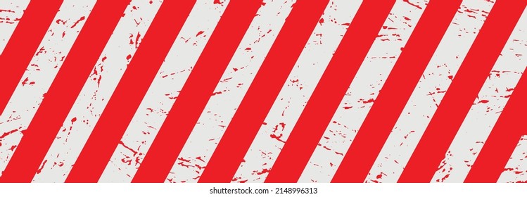 warning sign with black stripes on white background.