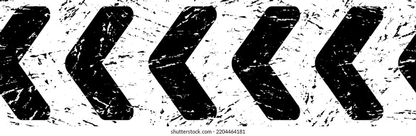 warning sign with black stripes on white background.