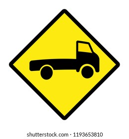 warning sign, car freight