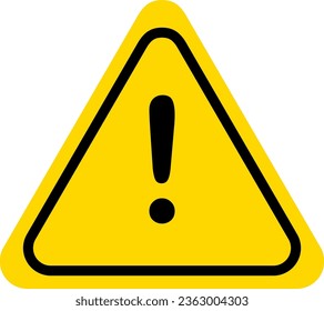 Warning Sign, Caution Icon, Attention Sign