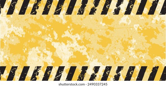Warning sign with curved lines