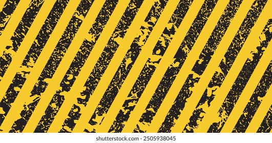 Warning sign with curved lines